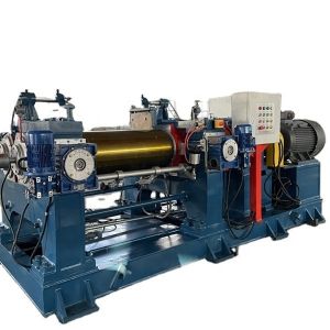 Two Roll Mill for Rubber Mixing 3500*3200*2800mm Dimensions and Stable