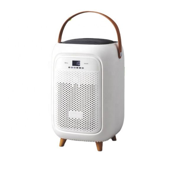 Buy 30cm 0.18m2 Desktop Hepa Air Purifier 60m3/h Night Light at wholesale prices