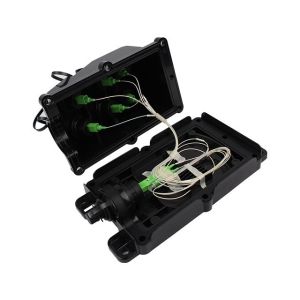 Outdoor Terminal Junction Box Black Customized Weatherproof Terminal Box