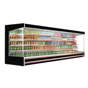 Commercial Multideck Open Chiller Vertical Beverage Display Refrigerator