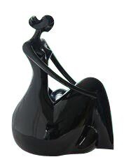 Tranquility Goddess Glossy Resin Garden Fountains Polyresin Water Fountain 12