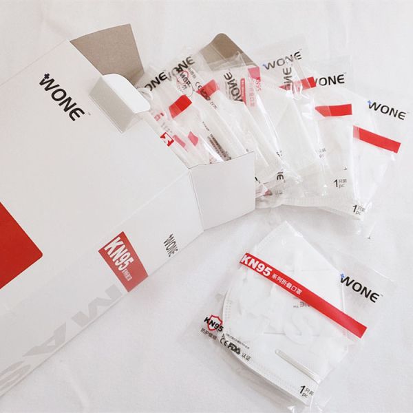 Non Irritating Asbestos Dust Mask Facial Contour 5 Ply Lightweight Design 16cm