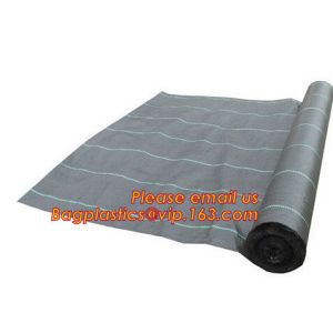 weed control mat ,ground cover,silt fence selvedge, pp woven fabric roll low price ,black color,chinese wholesale manufa