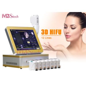 4MHz 12 Lines 8 Cartridges Body Slimming HIFU RF Machine