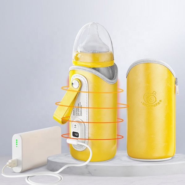 10W USB Milk Baby Feeding Bottle Warmer Portable Adjustable Temperature