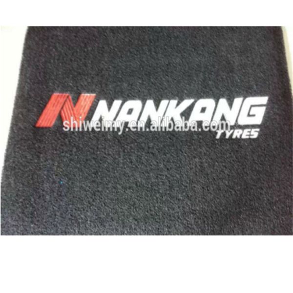 Buy Logo embossed PVC spinning door mats at wholesale prices