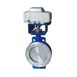 Quality Eccentric Wafer Electric Actuated Butterfly Valve 10 Inch Stainless Steel for sale