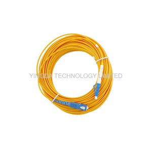 LC / SC CATV Fiber Optic Patch Cord Cable SM SX 15 Meter / Fiber Optic