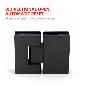 Enhance Your Shower Experience with Satin Steel 180 Degree Glass to Glass Door