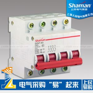 High quality good price DZ47-63D-4P-63A Mini circuit breaker,murray circuit