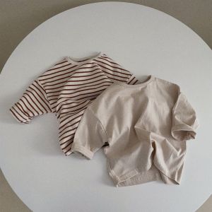 Organic Cotton Crewneck Long Sleeve Tee