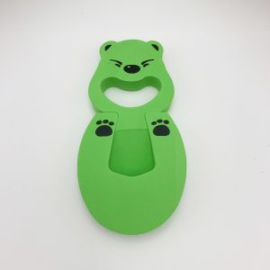 Rubber Panda Shaped Baby Door Stoppers 180 Degree Rotating