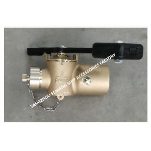 SELF-CLOSING VALVE FOR TANK SOUNDING. WITH VENT VALVE. MODEL-FH-65A MATERIAL -