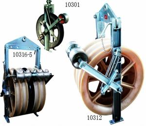 Quality 508mm Dia Transmission Line Stringing Tools Grounding Roller Stringing Block for sale
