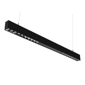 Black 3600lm Aluminium Profile Light 50 60Hz 50000H Aluminum White Color