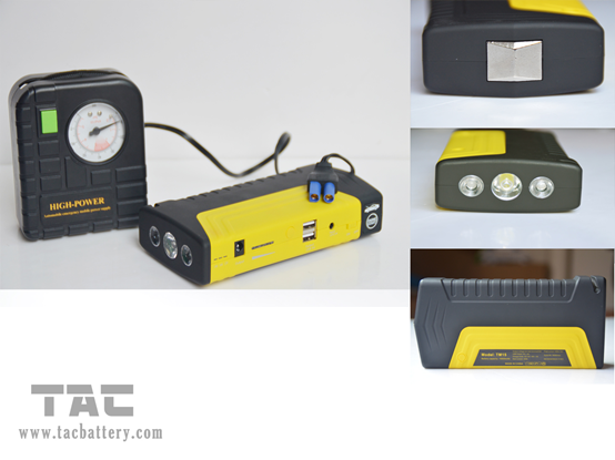 16800mah Emergency Car Battery Starter 19V Petrol With ABS+PC / Double USV