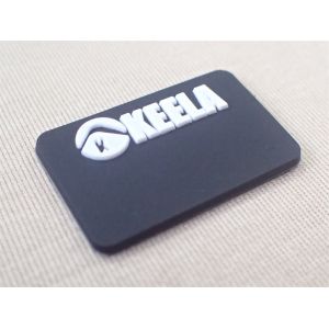 Custom 3D Logo Rubber PVC Patches Garment Label For Clothing Mirco Injection