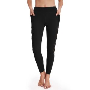 Seamless Polyester Yoga Pants Fitness Sportswear Breathable High Impact Leggings