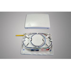 SC / FC Small Wall Mounted Fiber Optic FTTH Terminal Box , 4 Core