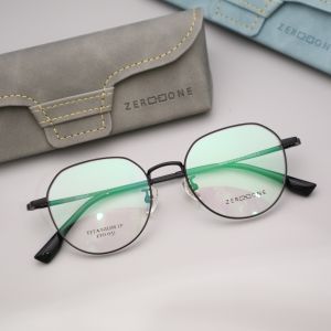 Modern Stylish Durable Elastic Fluent Beta Titanium Frame Glasses 52mm