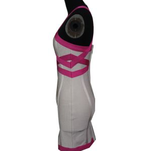 Spandex Ombre Midi Evening Dresses , Fashion Anti-Wrinkle Bandage Dress