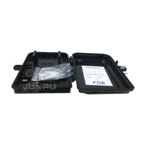 wall/pole Black Outdoor Fiber Optic Distribution Box with SC adapter and pigtail