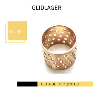 45X50X40mm Oilless Bushing, Glidlager, Gleitlager