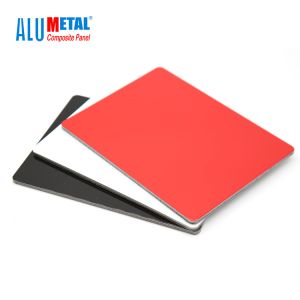 4mm 0.3mm FEVE Decorative Aluminum Wall Panels PVDF Coated Aluminium Composite