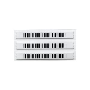Quality Shopping Mall EAS 58KHz Security AM Soft Label 45 X 6 X 2mm Bar Code for sale