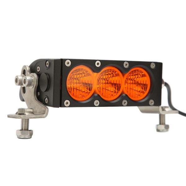 Hotsales 30W yellow flood single row led light bar CREE LED PC lens HCB-L30SDC