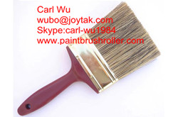 Natural pure bristle Chinese bristle synthetic mix paint brush wood handle plastic handle 4 inch PB-013