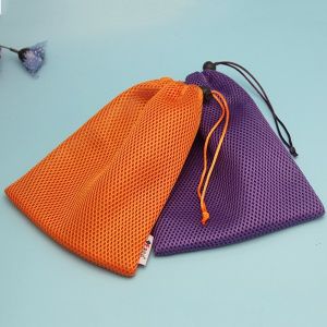 Care Wash Mesh Laundry Bag For Clothes / Bra / Lingerie Zippered Multi Color