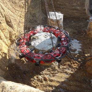 60pcs/8h Hydraulic Pile Breaker