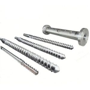 HDPE Bimetallic Pvc Screw And Barrel With Flange Machinery Parts