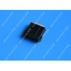 PC Server SMT SATA Data Connector , Crimp Type 7 Pin Sata Connector
