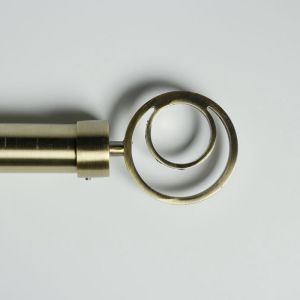 6/8" Aluminium Alloy Brass Curtain Finials For Home Decorative