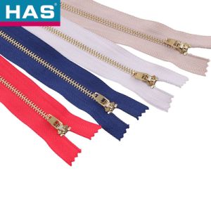 Auto Lock Metal Zippers 4YG Clothes Zipper Customizable Closed End