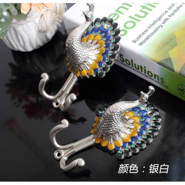 High quality classical customized metal zinc alloy curtain hooks for home decorations
