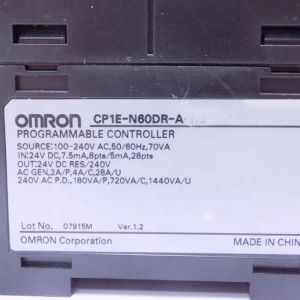 Omron CP1E Expansion Module CP1E-N60DR-A Programmable Controller