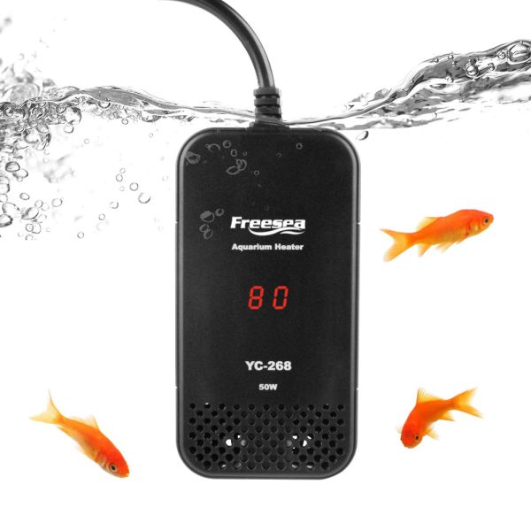 Buy Sustainable Submersible Aquarium Heater LCD Display Digital Adjustable Water Heating at wholesale prices