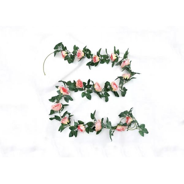 Wedding Backdrop Arch Wall Hanging Artificial Rose Flower Garland