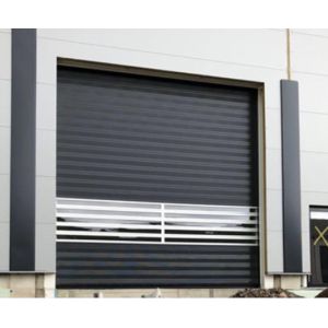 Aluminum Transparent High Speed Spiral Door For Safety Efficiency