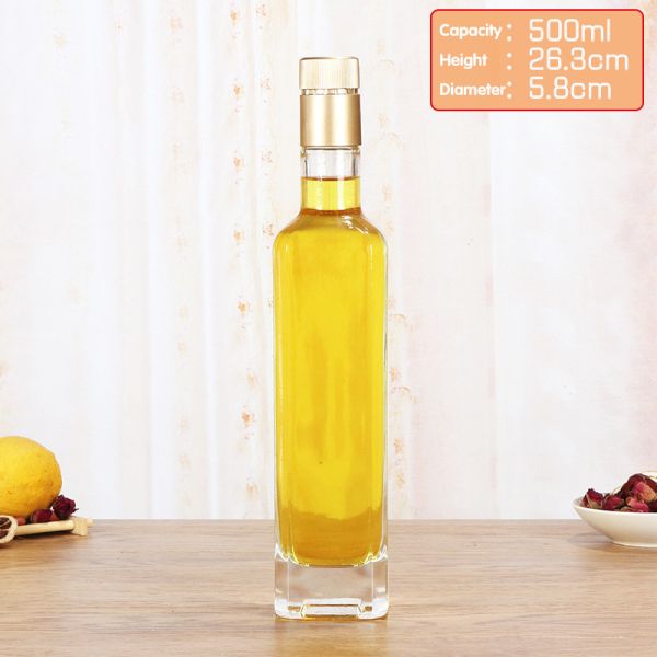 Food Grade 250ml 500ml 750ml Olive Oil Decorative Bottles