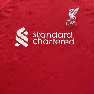 Red Football Team Jersey 100% Polyester Tear Resistant Fan Football Jersey