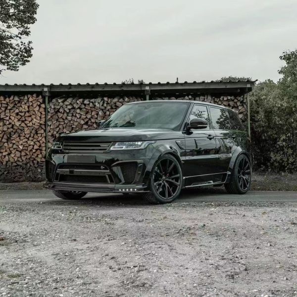 Replacement Repair Land Rover Body Kit 2017 - 2019 Spoiler Hood Resin Fiber Front Lip