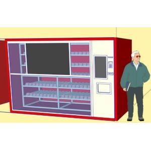 Large Capacity CE Coin Operated Hot Drinks Machine With QR Code