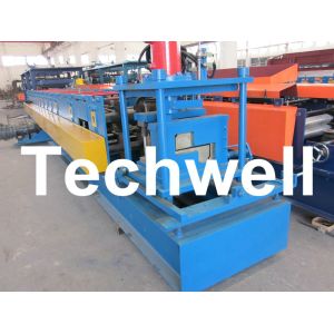 Quality 1.5&quot; Chain Drive Z Shaped Purlin Roll Forming Machine With PLC Frequency Control System for sale