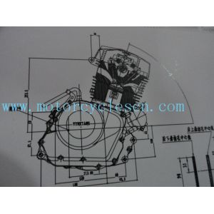 253FMM CM250 Twin cylinder ln-line 4stroke ail cool Vertical motorcycle Engines