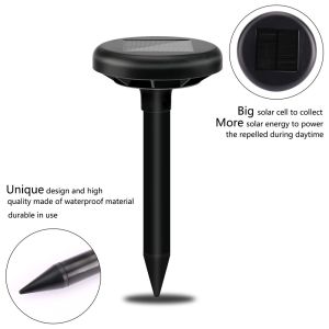 Solar Powered Ultrasonic Rat Repellent Rodent Mouse Rat Pest Repeller