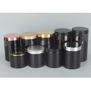 Pet Plastic Jar for Play Dough Packaging Pet Round Jar with Aluminium Lid Pet